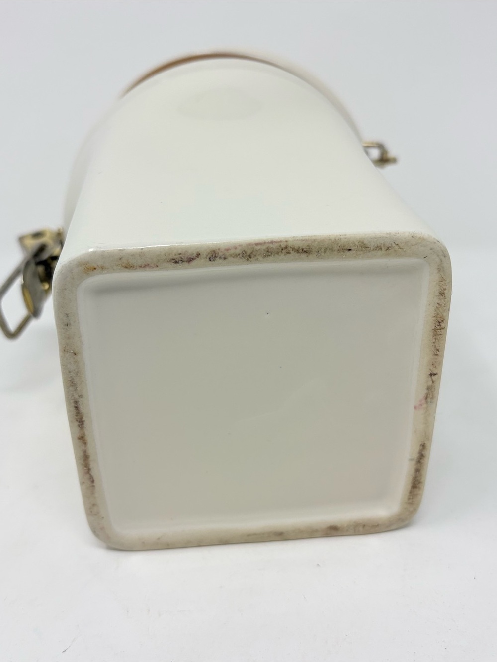 Gevalia Kaffe Limited Ed. Ceramic Coffee Canister Jar Airtight Hinged Lid Sweden - Picture 9 of 10